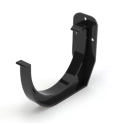 GAMRAT PCV Uchwyt rynnowy PCV 125 mm - CZARNY